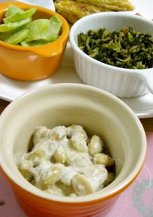 蒸し豆の明太マヨーグルト和え-レシピのメイン写真
