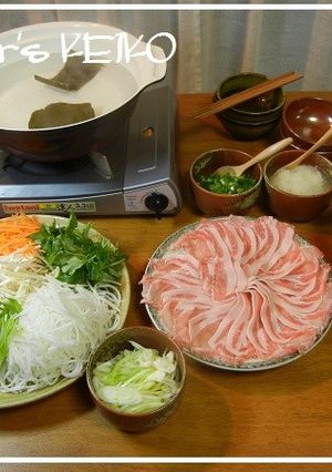【農家のレシピ】千切り野菜のしゃぶしゃぶ-レシピのメイン写真