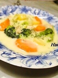 ホワイトソースのクリームシチュー*-レシピのメイン写真
