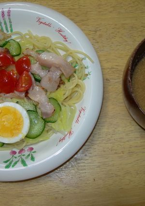 冷汁風つけパスタ-レシピのメイン写真