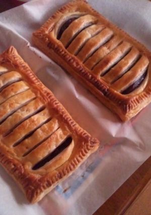 リンゴの赤ワイン煮のパイ-レシピのメイン写真