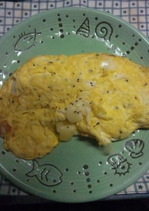 ボーノチーズでとろとろオムレツ-レシピのメイン写真