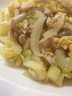 セロリとツナと卵の中華炒め-レシピのメイン写真