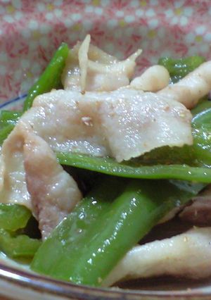 豚とピーマンの煮物-レシピのメイン写真