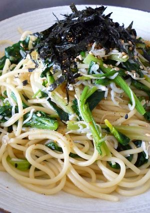ほうれん草とちりめんじゃこの和風パスタ-レシピのメイン写真