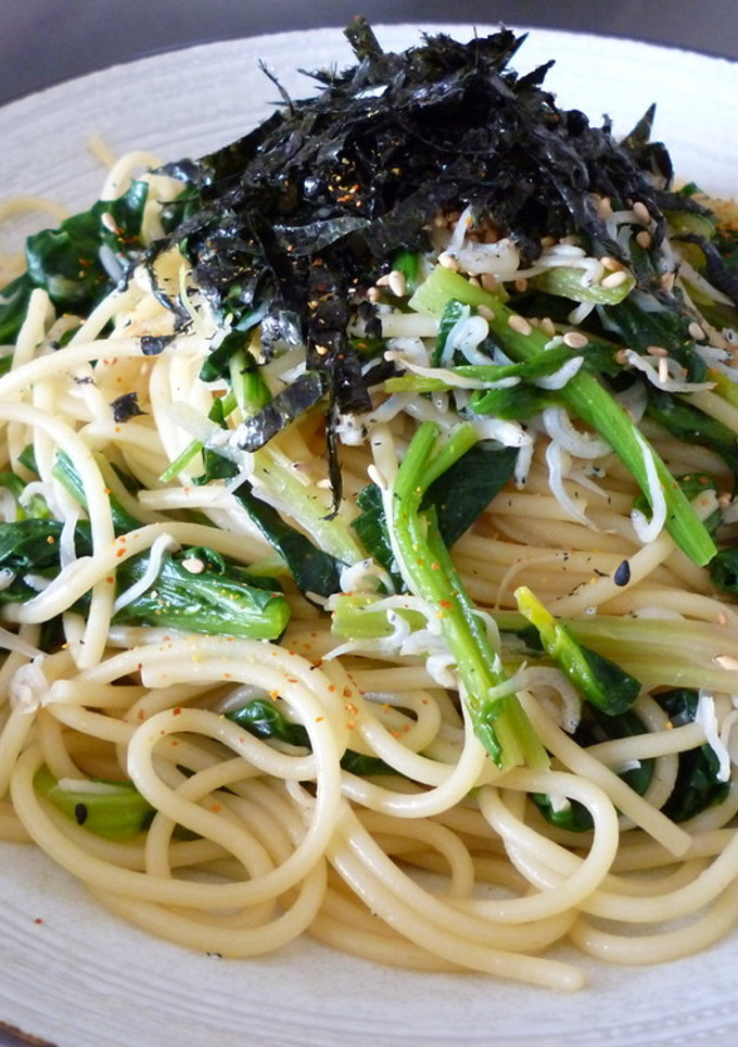 ほうれん草とちりめんじゃこの和風パスタ-レシピのメイン写真