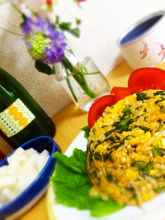 春菊のアジアンチャーハン-レシピのメイン写真