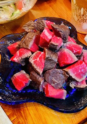つけダレが旨い！サイコローストビーフ-レシピのメイン写真