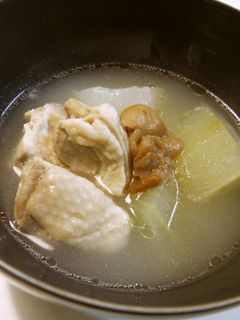 鶏と冬瓜の梅煮-レシピのメイン写真