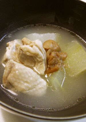 鶏と冬瓜の梅煮-レシピのメイン写真