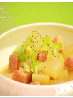 大根とろける♡**ベーコンの煮物-レシピのメイン写真