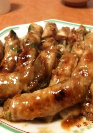 ぶた肉の野菜巻＊がっつり味＊-レシピのメイン写真
