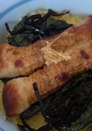 ちくわ百選　かば焼き風丼。-レシピのメイン写真