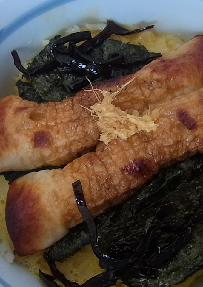 ちくわ百選　かば焼き風丼。-レシピのメイン写真