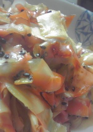 根菜皮のきんぴらだワン-レシピのメイン写真