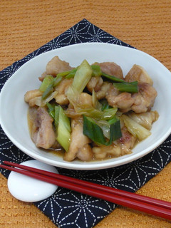 ねぎと鶏肉の和風炒め~和風つゆ「きわみ」-レシピのメイン写真