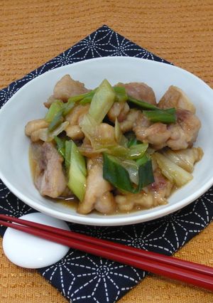 ねぎと鶏肉の和風炒め～和風つゆ「きわみ」-レシピのメイン写真