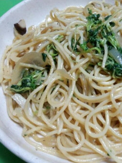 エリンギと豆苗のパスタ-レシピのメイン写真