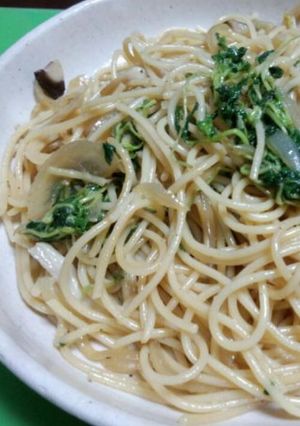 エリンギと豆苗のパスタ-レシピのメイン写真