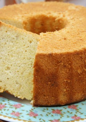 はちみつを入れて☆バナナシフォンケーキ-レシピのメイン写真