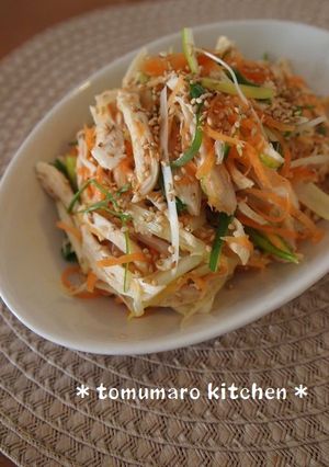 胸肉の簡単ナムル-レシピのメイン写真