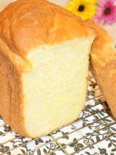 薄力粉だけdeパン♡ふんわりミルク食パン-レシピのメイン写真
