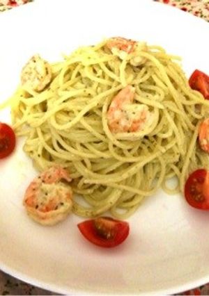 ＊えびのバジルクリームパスタ＊-レシピのメイン写真