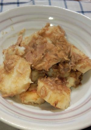 長いもとシーチキンの煮物-レシピのメイン写真