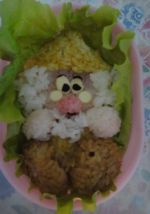 キャラ弁　七人の小人（先生）-レシピのメイン写真