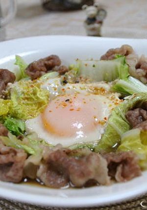 牛肉と白菜のさっと煮-レシピのメイン写真