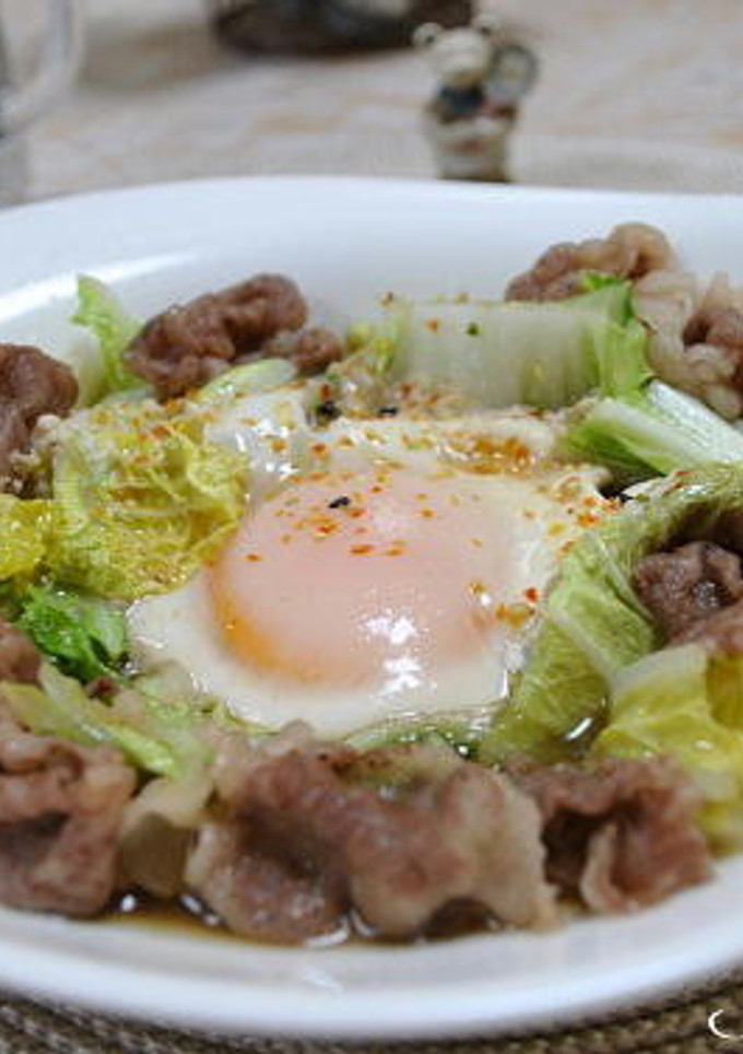 牛肉と白菜のさっと煮-レシピのメイン写真