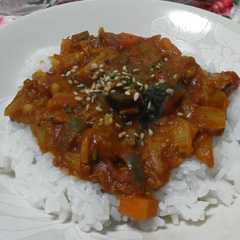 残り野菜でドライカレー-レシピのメイン写真