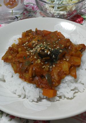 残り野菜でドライカレー-レシピのメイン写真