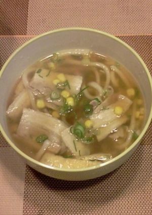 ラーメン液体スープ♪リメイクうどん♪-レシピのメイン写真