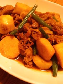 里芋のごま豚炒め-レシピのメイン写真