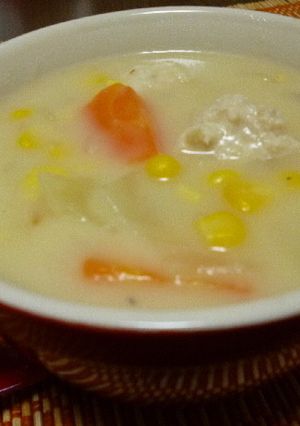 鶏だんごシチュー-レシピのメイン写真