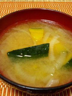 かぼちゃのみそ汁-レシピのメイン写真