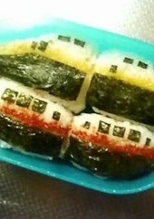 【新幹線Ｅ４系ＭＡＸ＆あさま　キャラ弁】-レシピのメイン写真
