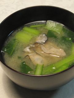 牡蠣のみそ汁-レシピのメイン写真