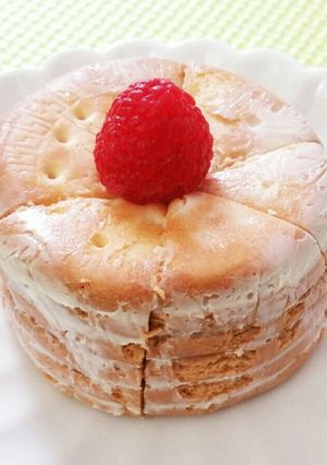 マリービスケットで♪５分で簡単ケーキ☆-レシピのメイン写真