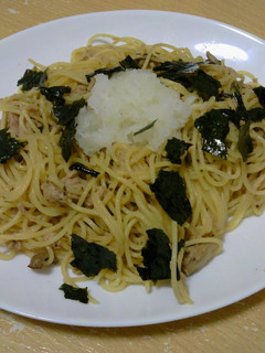 ツナとマイタケの和風おろしパスタ-レシピのメイン写真