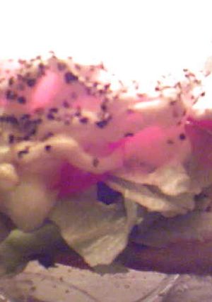 ゆで卵とレタスとトマトのチーズマヨサンド-レシピのメイン写真