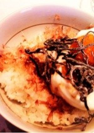 これ美味！組み合わせメモ1・温玉飯-レシピのメイン写真
