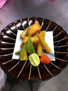 鱈(タラ)とアボカドのおかき揚げ-レシピのメイン写真
