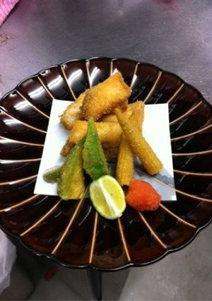 鱈（タラ）とアボカドのおかき揚げ-レシピのメイン写真