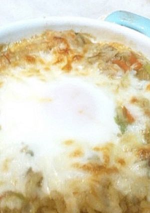 キャベツでかさまし巣ごもり焼きカレー-レシピのメイン写真