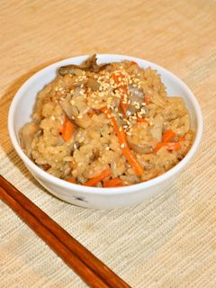 豚の角煮♡リメイク♡舞茸の炊き込みご飯-レシピのメイン写真