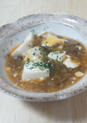 【親父】ピリカラの麻婆豆腐【つまみ】-レシピのメイン写真