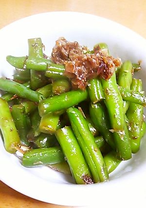 お弁当に！いんげんの和風バターソテー-レシピのメイン写真