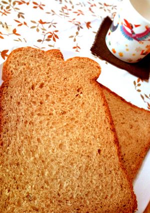 優しい甘さ♥黒糖とバナナの簡単食パン-レシピのメイン写真